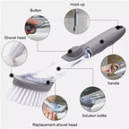 1271a 2-in-1 Dishwashing Brush Long Handle Wash Pot Brush Washing Dish