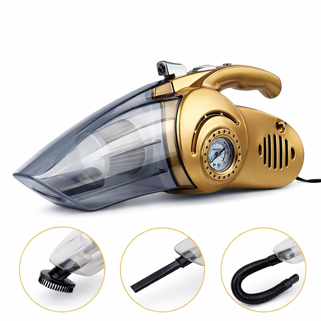 2 in 1 Car Vacuum Cleaner with Tyre Inflator