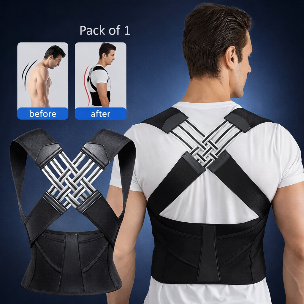 Adjustable Back Posture Corrector/ Slouching Relieve Pain Belt Women & Men