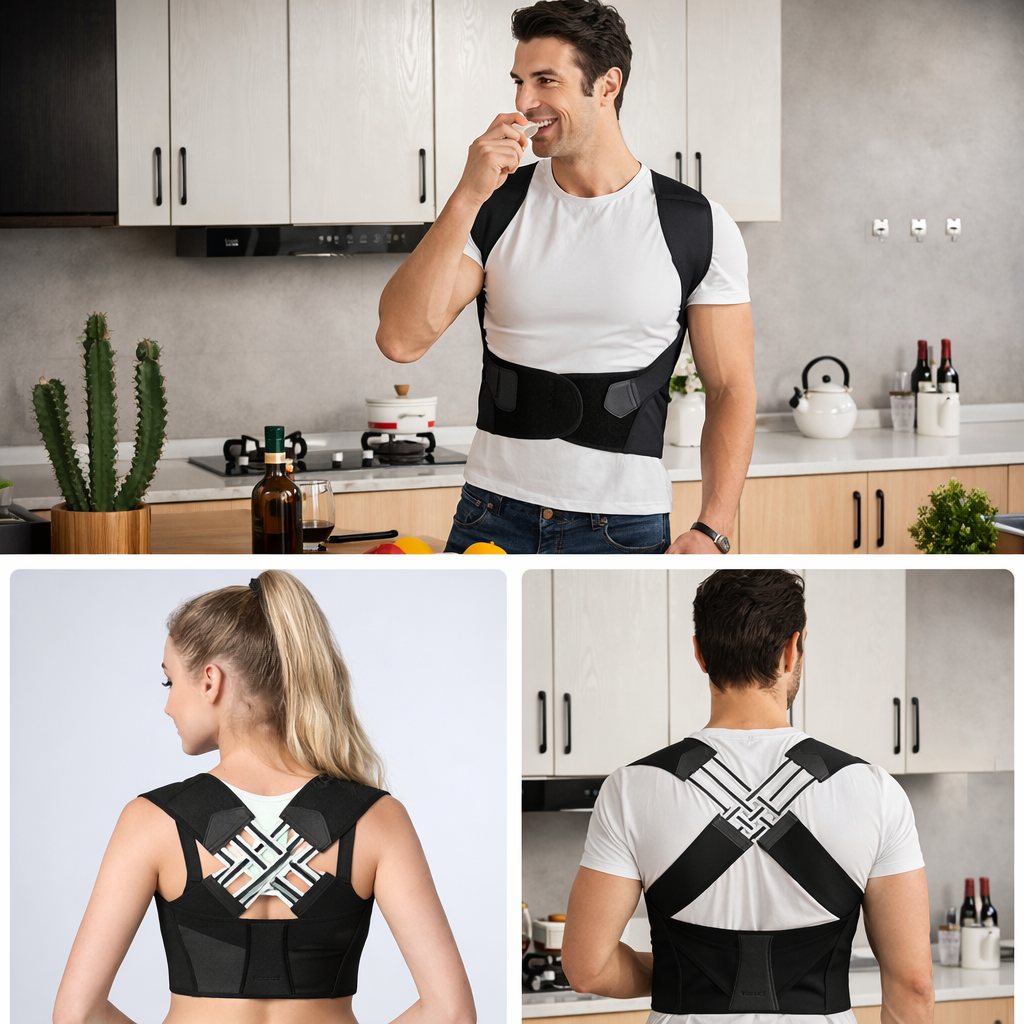 Adjustable Back Posture Corrector/ Slouching Relieve Pain Belt Women & Men
