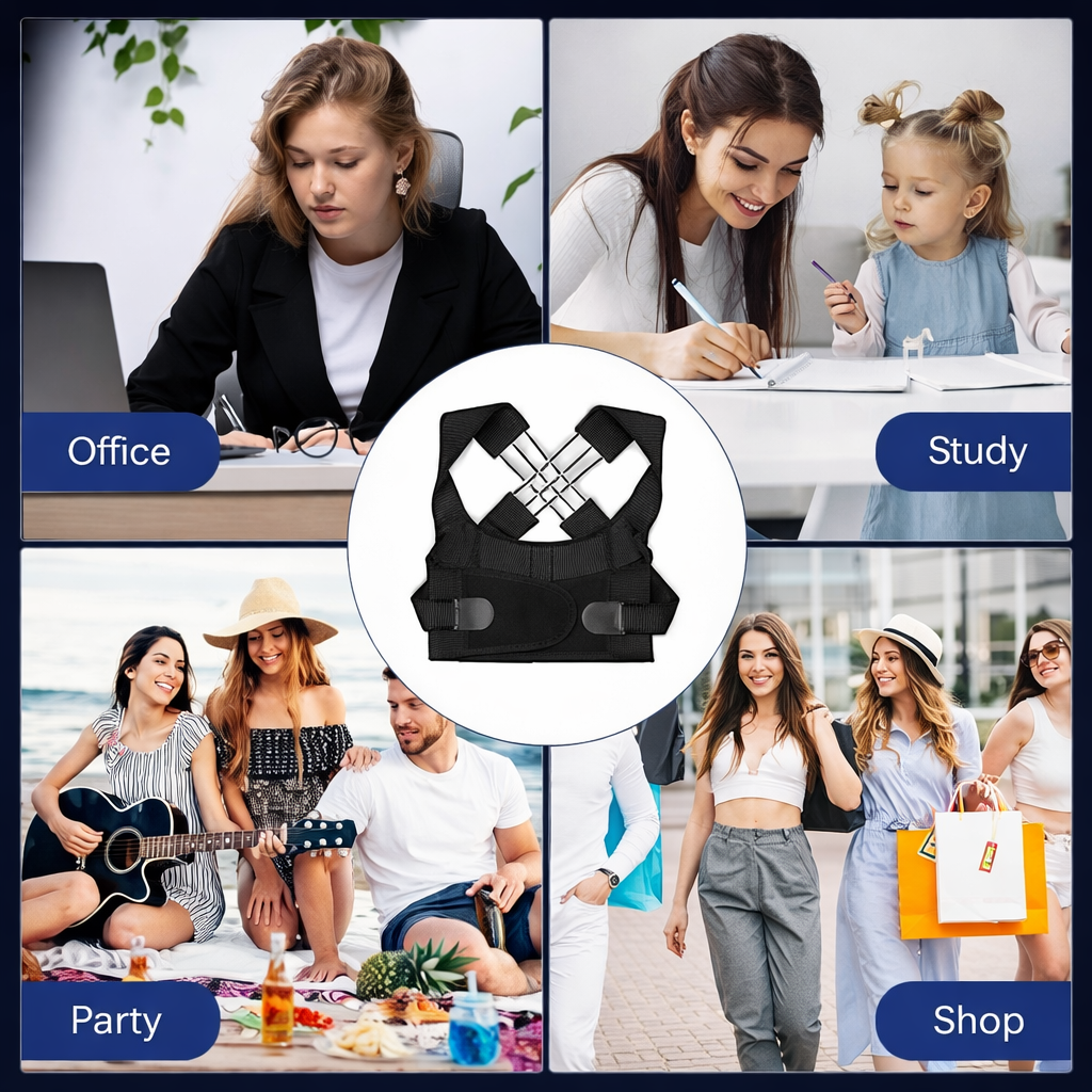 Adjustable Back Posture Corrector/ Slouching Relieve Pain Belt Women & Men