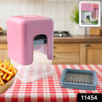 Apex Heavy Duty Potato Chipser  Vegetable Chopper With Dual Blade Set