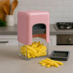 Apex Heavy Duty Potato Chipser  Vegetable Chopper With Dual Blade Set