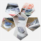 1271a 2-in-1 Dishwashing Brush Long Handle Wash Pot Brush Washing Dish