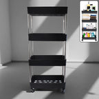 Movable Storage Rack Trolley