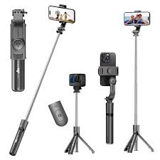 Extendable Flash 3-in-1 Selfie Stick Tripod with Bluetooth Remote