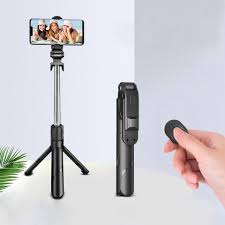 Extendable Flash 3-in-1 Selfie Stick Tripod with Bluetooth Remote